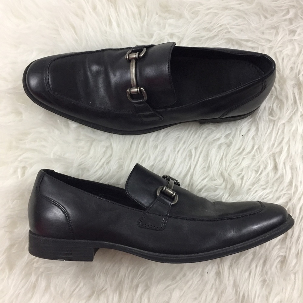 Cole Haan Men sz 10 Slip on Dress Shoes Buckle